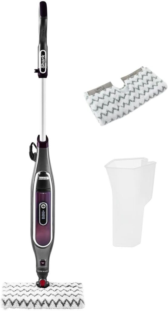 Shark S6003UK Klik n'Flip Steam Mop Intelligent Steam Control Steam Blaster 2 Washable Pads Hard Floor Cleaner