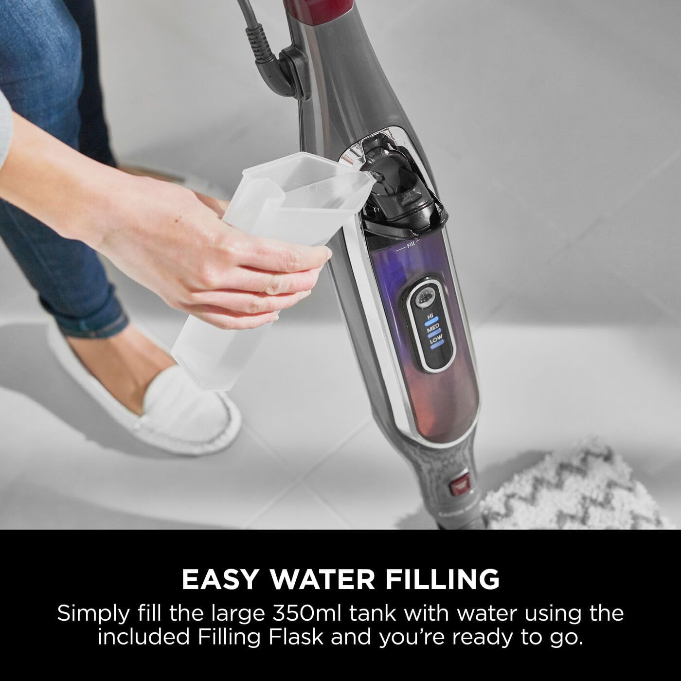 Shark S6003UK Klik n'Flip Steam Mop Intelligent Steam Control Steam Blaster 2 Washable Pads Hard Floor Cleaner - Image 8
