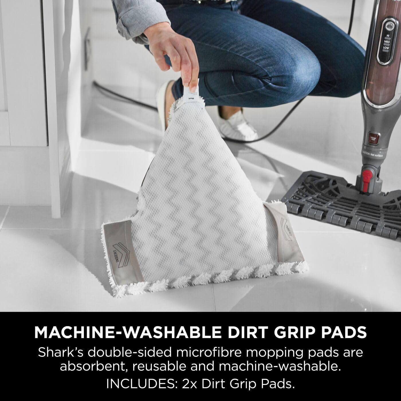 Shark S6003UK Klik n'Flip Steam Mop Intelligent Steam Control Steam Blaster 2 Washable Pads Hard Floor Cleaner - Image 7