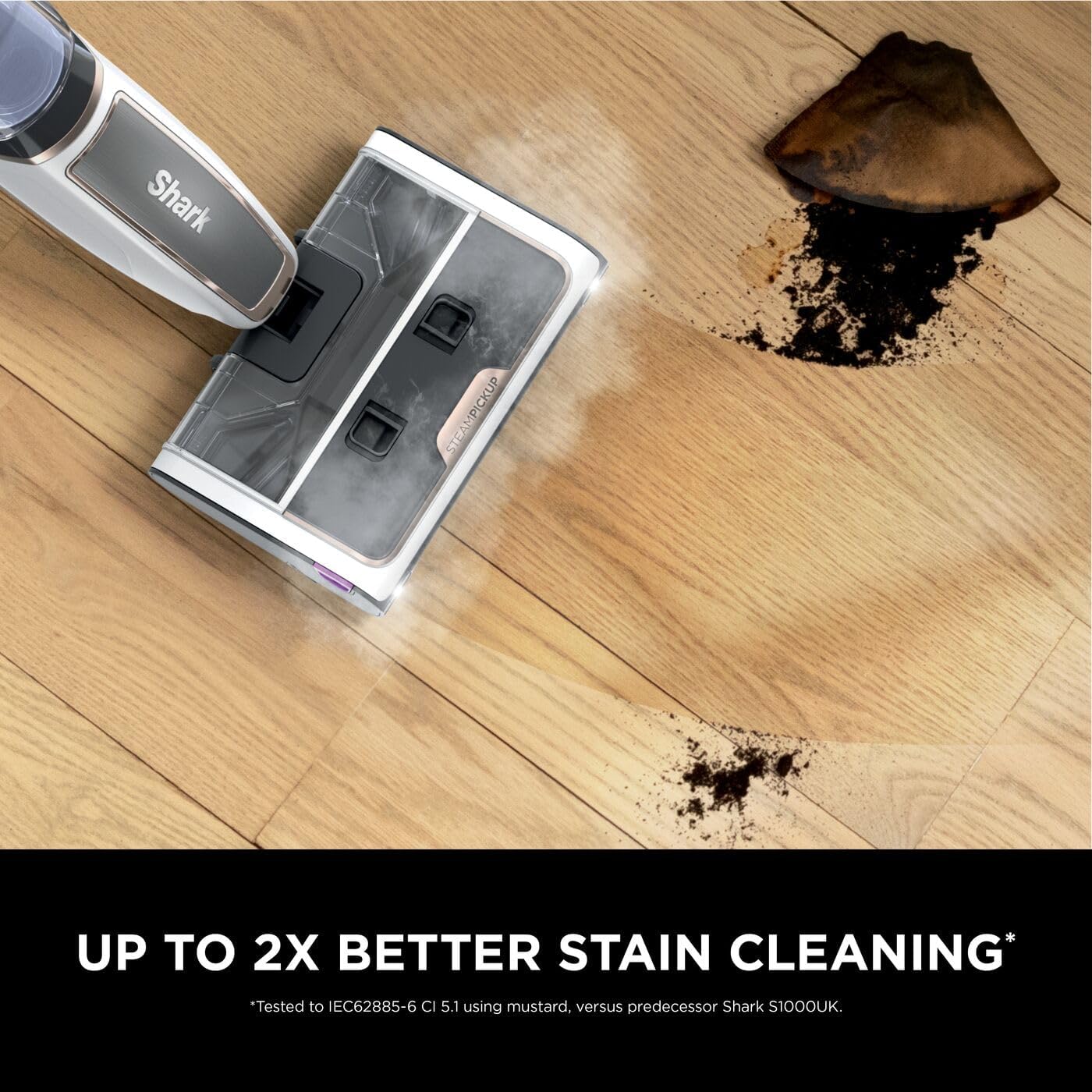 Shark SteamPickUp SD200UK 3-in-1 Steam Mop – Hard Floor Cleaner with Debris Collection & Chemical-Free Cleaning - Image 5