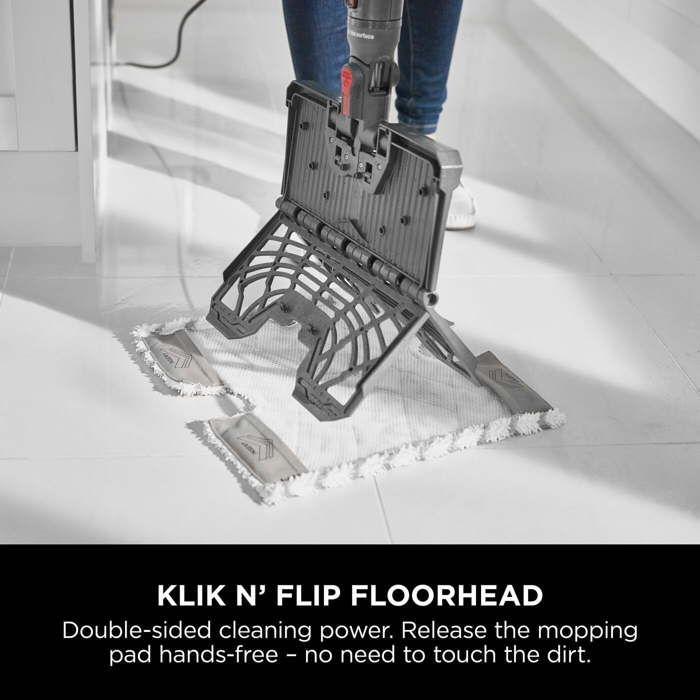 Shark steam mop detail