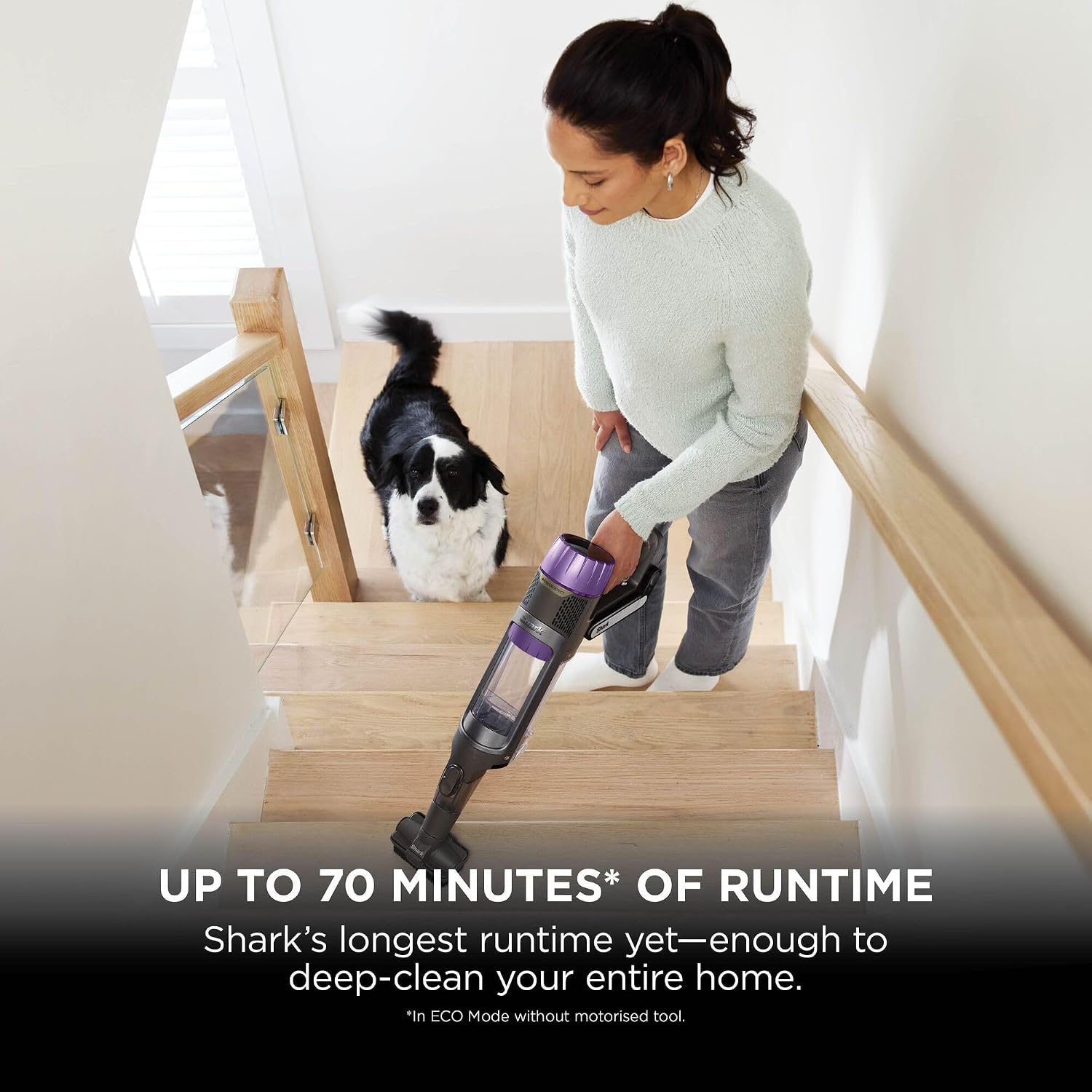 Shark PowerDetect IP3251UKT Cordless Vacuum Cleaner 2L Auto-Empty Base DuoClean 70min Runtime Anti Hair Wrap - Image 16