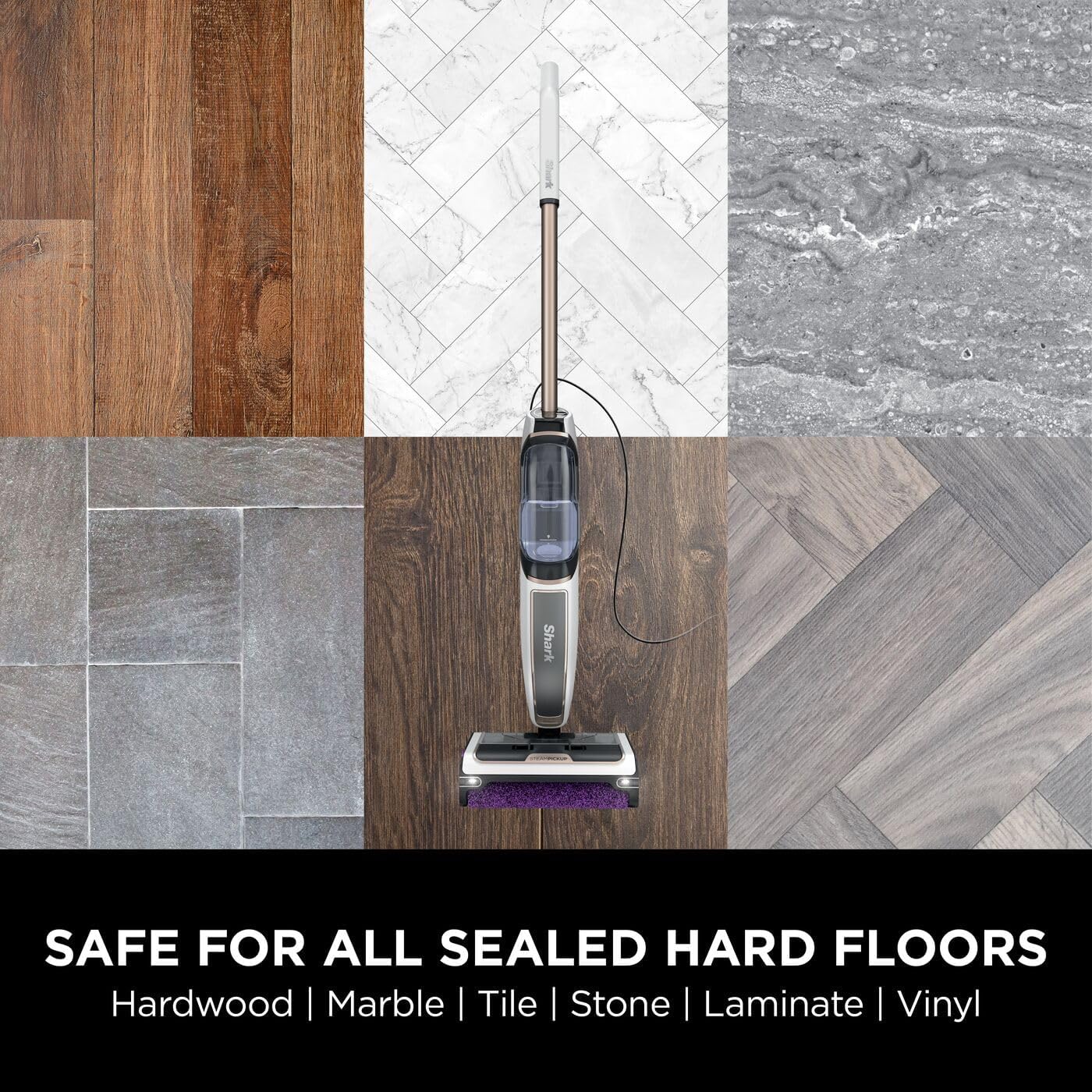 Shark SteamPickUp SD200UK 3-in-1 Steam Mop – Hard Floor Cleaner with Debris Collection & Chemical-Free Cleaning - Image 8