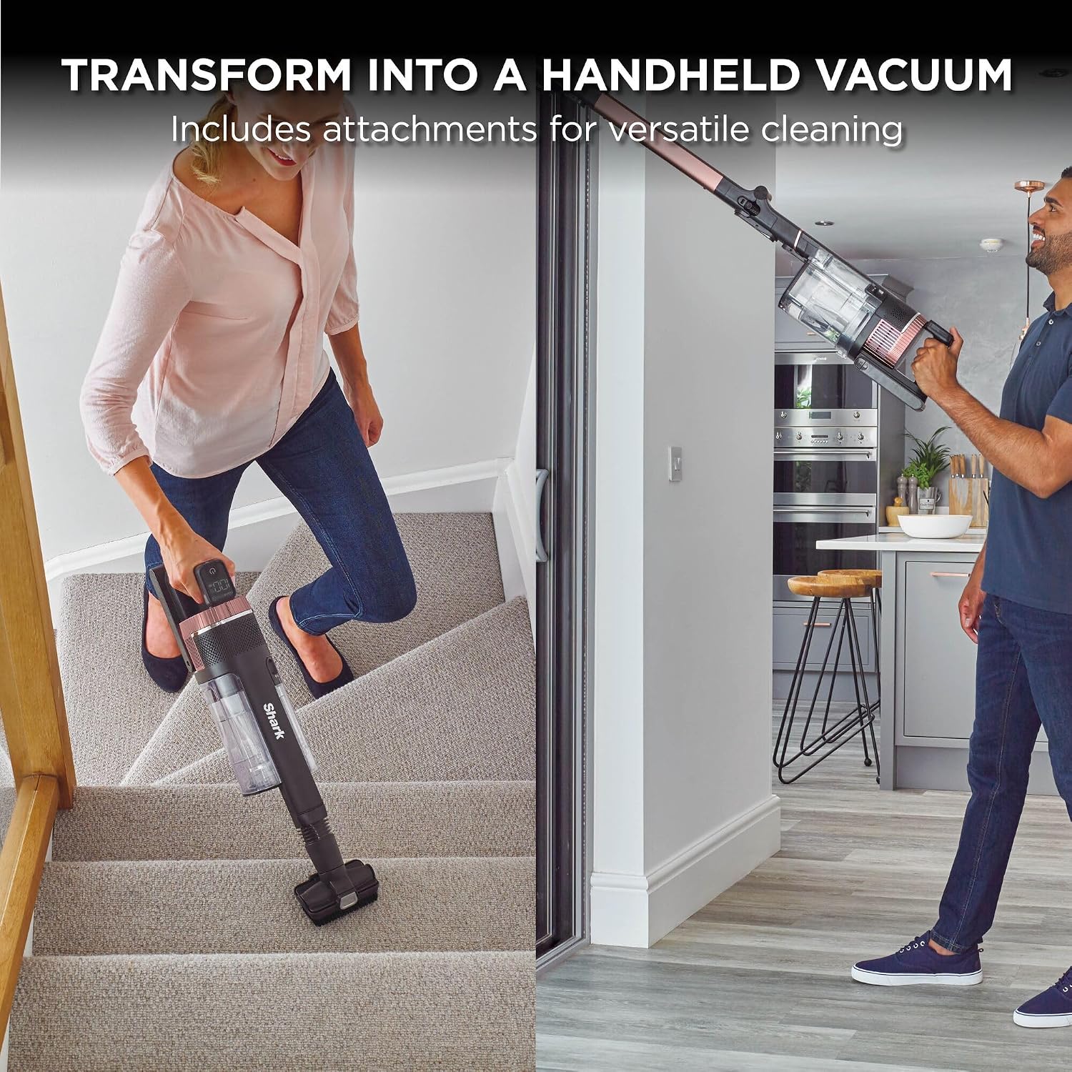 Shark Stratos IZ400UK Cordless Vacuum Cleaner | Anti Hair Wrap Plus | Clean Sense IQ | 60 Min Runtime - Image 9