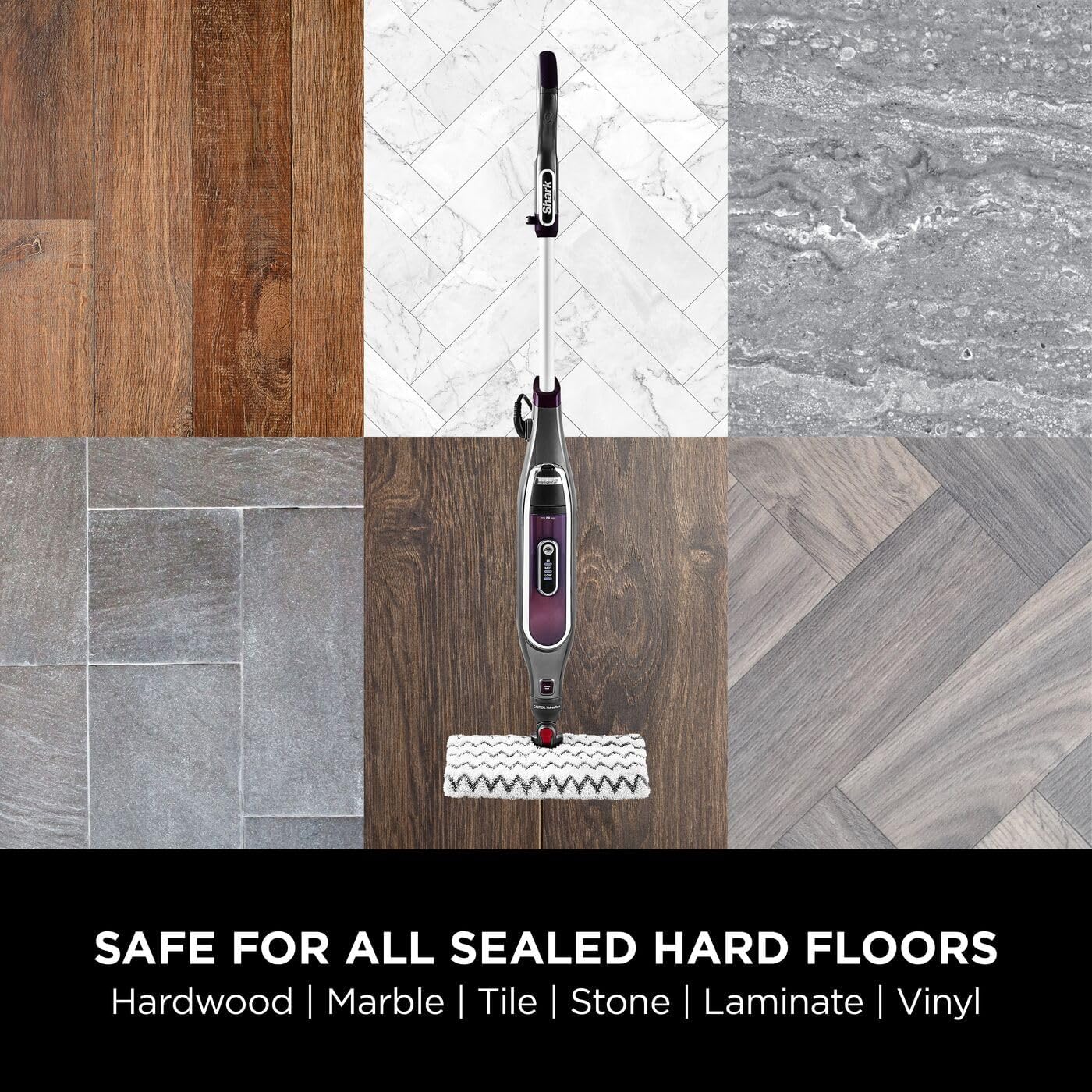 Shark S6003UK Klik n'Flip Steam Mop Intelligent Steam Control Steam Blaster 2 Washable Pads Hard Floor Cleaner - Image 9