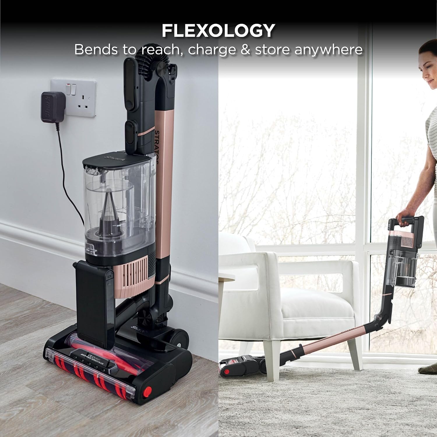 Shark Stratos IZ400UK Cordless Vacuum Cleaner | Anti Hair Wrap Plus | Clean Sense IQ | 60 Min Runtime - Image 8