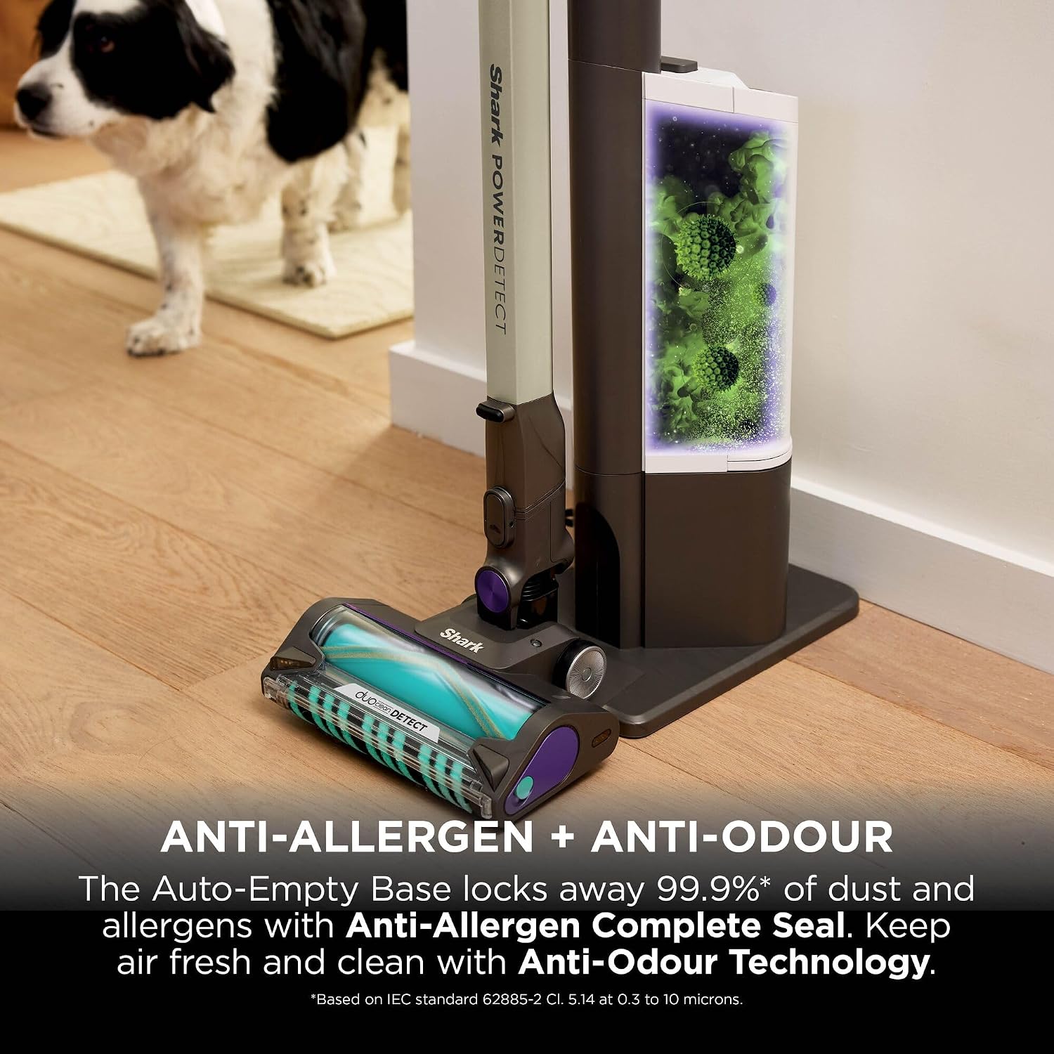 Shark PowerDetect IP3251UKT Cordless Vacuum Cleaner 2L Auto-Empty Base DuoClean 70min Runtime Anti Hair Wrap - Image 9