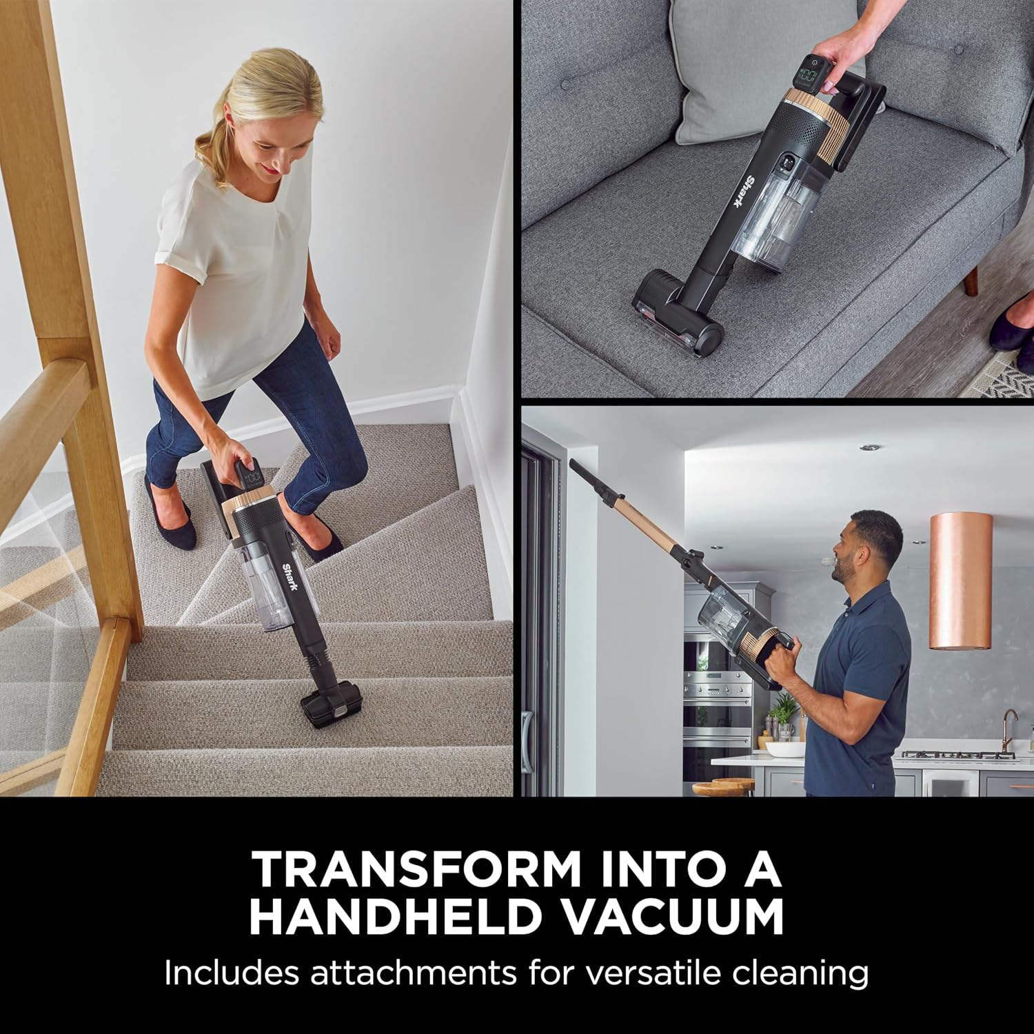 Shark Stratos IZ400UKTBK Pet Pro Cordless Vacuum Cleaner | Anti Hair Wrap Plus | Car Kit | Clean Sense IQ - Image 9